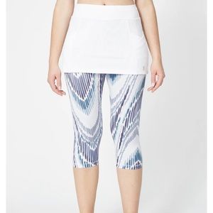 Sofibella Women’s UV Feather Abaza Tennis Skort SZ M